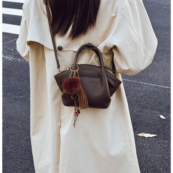 CHIC Pleated Tote Bag - Crossbody & Top Handle /Multiple colors available - Picture 11 of 15